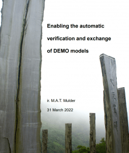 Enabling the automatic verification and exchange of DEMO models